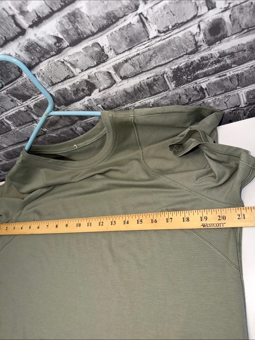 Lululemon T-shirt with Neon Yellow Accent